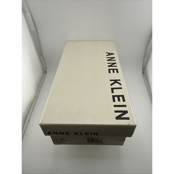 Anne Klein Women's Fanetta Black Peep toe Flat Size 7 M NWB - Picture 12 of 12